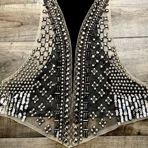 Gorgeous Beaded Vest- Rocker Chic